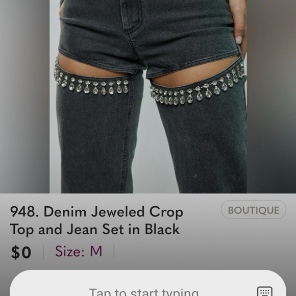 unbranded Denim - Beyonce Stylish Black Women's Suit with Silver Accents